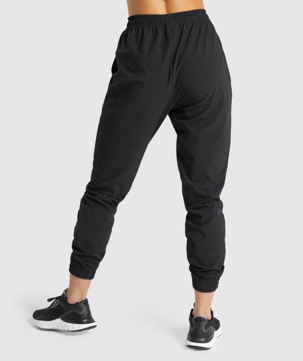 Damske Joggers Gymshark Training Woven Čierne | KC9816452